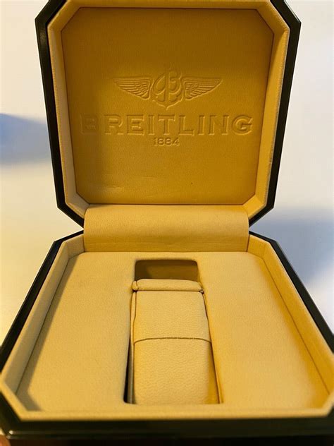 breitling scatola box|Scatola orologio Breitling BOX e custodia in pelle originale con.